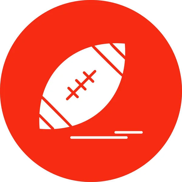 Vektor Rugby Symbol Illustration — Stockvektor