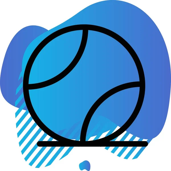 矢量网球Icon — 图库矢量图片