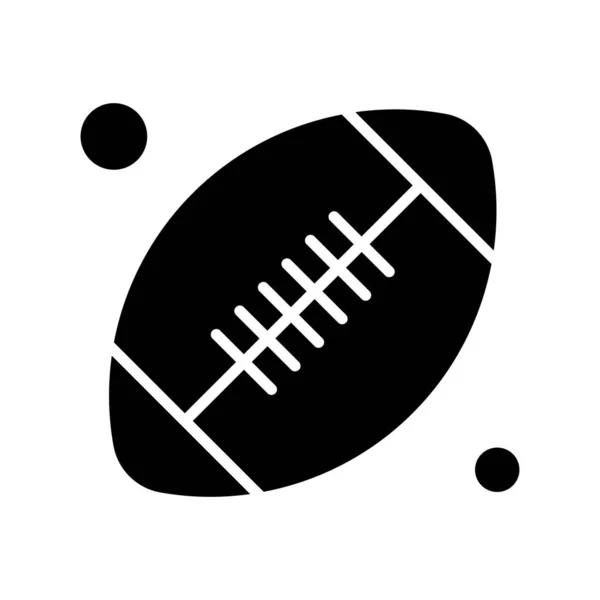 Vector Rugby Icon Illustration — Stock Vector