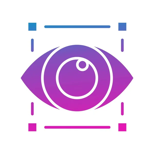 Vektor Auge Icon Illustration — Stockvektor