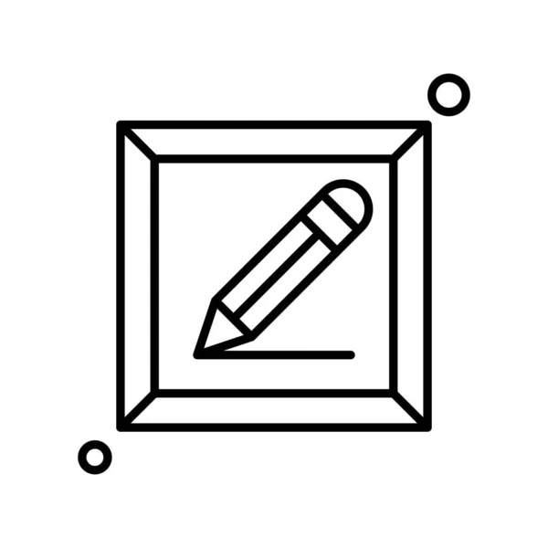 Umrisse Vektor Illustration Symbol — Stockvektor