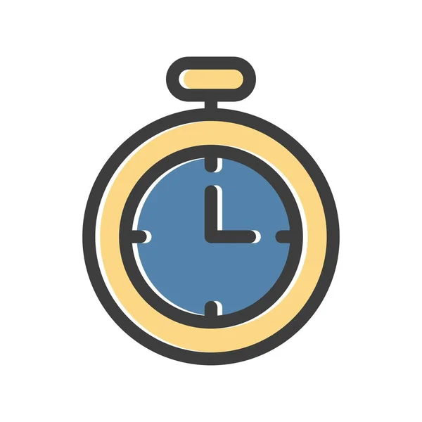 Vectorstopwatch Pictogram Illustratie — Stockvector