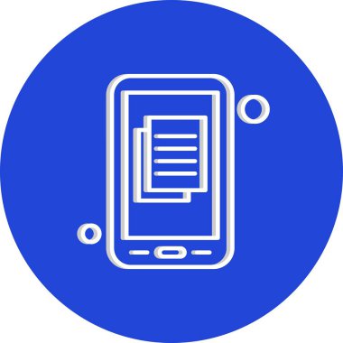 Vektör belgesi Simge illüstrasyonu