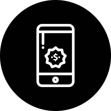 Telefon simgesinin vektör illüstrasyonu