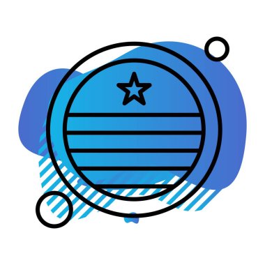 özet vektör illüstrasyon simgesi