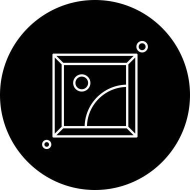 Vektör galerisi simgesi illüstrasyonu