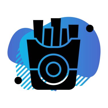 Gıda simgesinin vektör illüstrasyonu