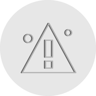 vektör Uyarı simgesi illüstrasyonu