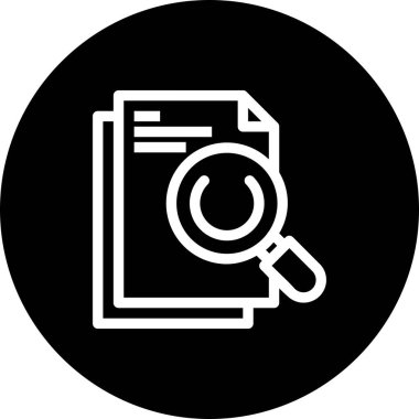 Vektör belgesi Simge illüstrasyonu