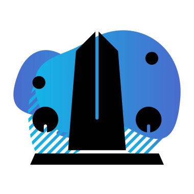 özet vektör illüstrasyon simgesi