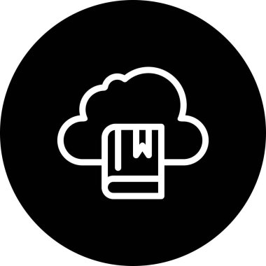 kitap simgesi vektör illüstrasyonu