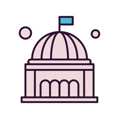 özet vektör illüstrasyon simgesi