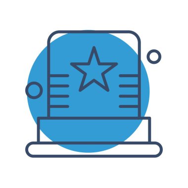 özet vektör illüstrasyon simgesi