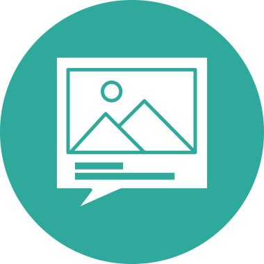 Vektör galerisi simgesi illüstrasyonu