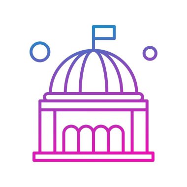 özet vektör illüstrasyon simgesi