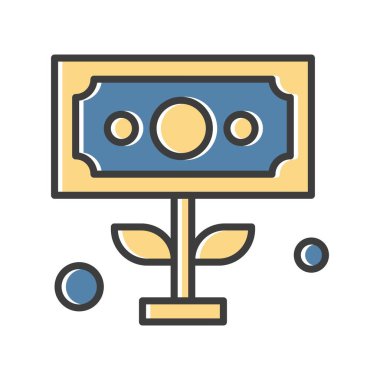 Dolar simgesi vektör illüstrasyonu