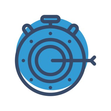 vektör kronometre simgesi illüstrasyonu