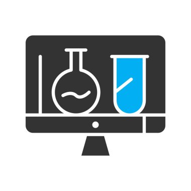 vektör lcd simgesi illüstrasyonu
