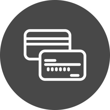 vektör ATM kart Ico