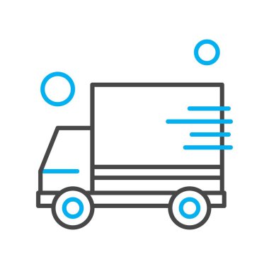 vektör dağıtım aracı simgesi