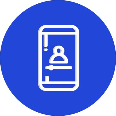 Vektör Mobil simge illüstrasyonu