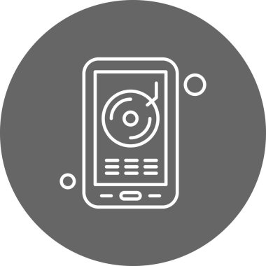 özet vektör illüstrasyon simgesi