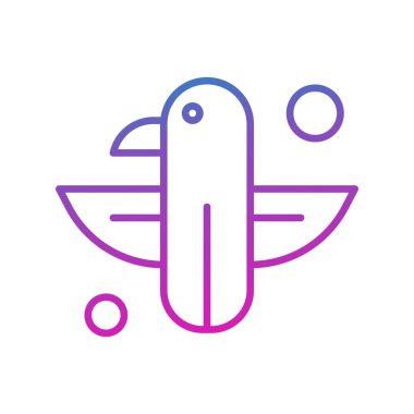 özet vektör illüstrasyon simgesi