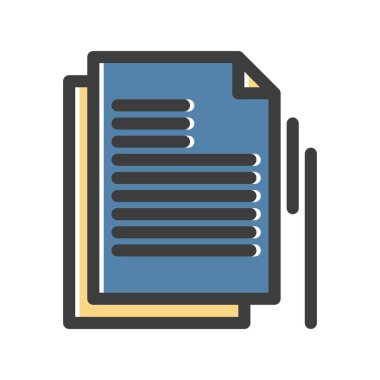 Vektör belgesi Simge illüstrasyonu