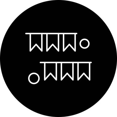 özet vektör illüstrasyon simgesi