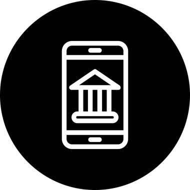 Telefon simgesinin vektör illüstrasyonu