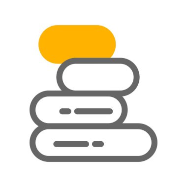 vektör havluları simge illüstrasyonu