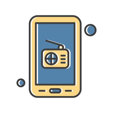 özet vektör illüstrasyon simgesi