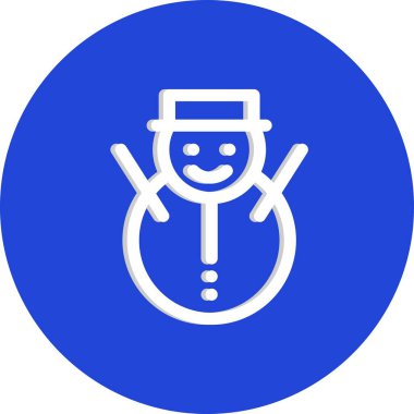 Vektör Kardan Adam simgesi illüstrasyonu