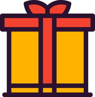 hediye simgesi vektör illüstrasyonu
