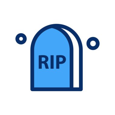 vektör mezar simgesi çizimi