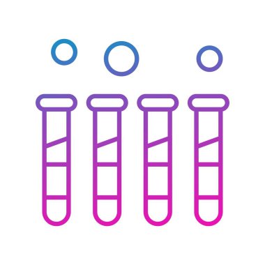 Vektör test tübü Ico