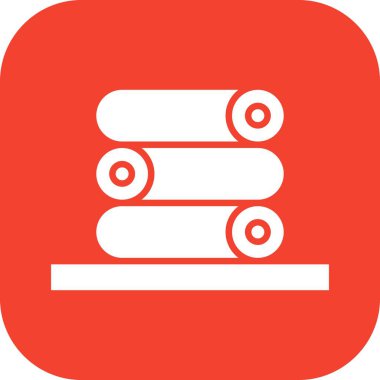 vektör havluları simge illüstrasyonu