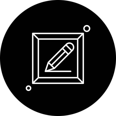 özet vektör illüstrasyon simgesi