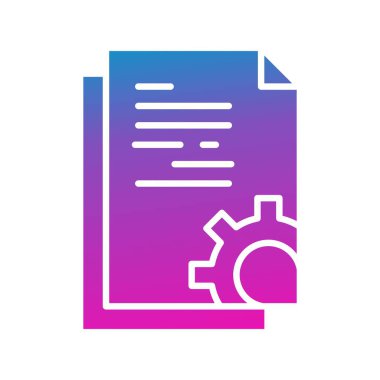 Vektör belgesi Simge illüstrasyonu