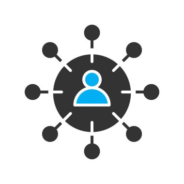 özet vektör illüstrasyon simgesi