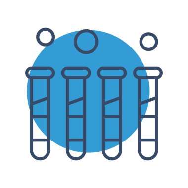 Vektör test tübü Ico