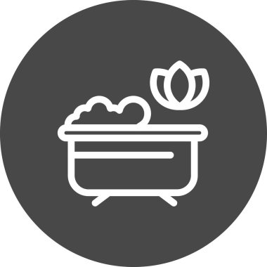 vektör Küvet Simgesi illüstrasyonu