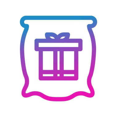 hediye simgesi vektör illüstrasyonu