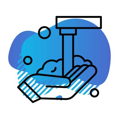 özet vektör illüstrasyon simgesi