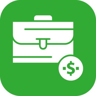 bavul ikonu vektör illüstrasyonu