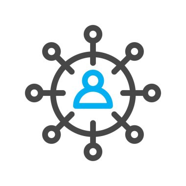 özet vektör illüstrasyon simgesi