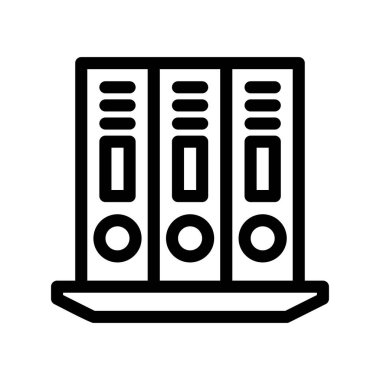 özet vektör illüstrasyon simgesi