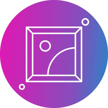 Vektör galerisi simgesi illüstrasyonu