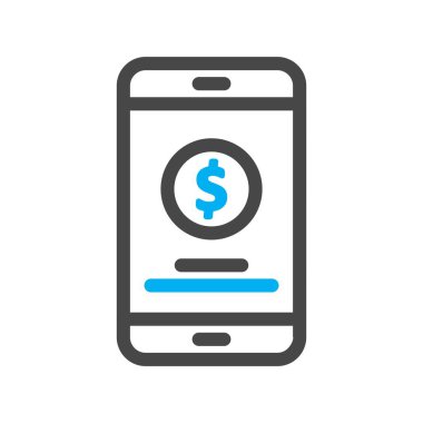 Vektör Mobil simge illüstrasyonu