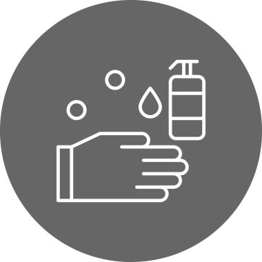 vektör yıkama el ico